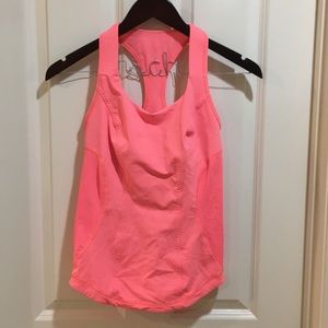 LULULEMON racerbank with build in bra